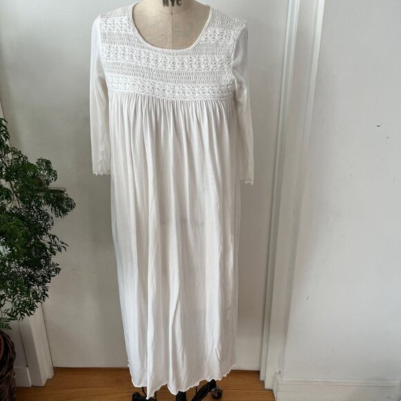 PERUVIAN CONNECTION Pima Cotton Nightgown Size X-Small - Picture 1 of 8